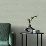 GT30206 Sage Faux Fine Linen Wallpaper