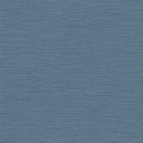 GT30207 Slate Blue Faux Fine Linen Wallpaper