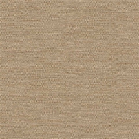 GT30211 Cinnamon Faux Fine Linen Wallpaper