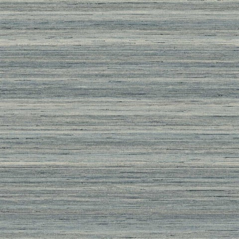 GT30405 Slate Blue Horizontal Stria Wallpaper