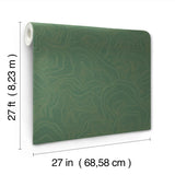 GT4528 Ronald Redding Geodes Green Wallpaper