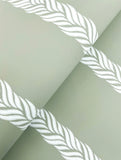 GT4541 Ronald Redding Braided Stripe Green Wallpaper