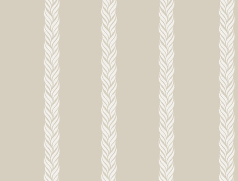 GT4544 Ronald Redding Braided Stripe Beige Wallpaper