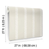 GT4545 Ronald Redding Braided Stripe Tan Wallpaper