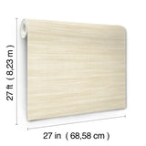 GT4562 Ronald Redding Brushed Linen Ivory Wallpaper
