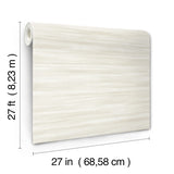 GT4563 Ronald Redding Brushed Linen White Wallpaper