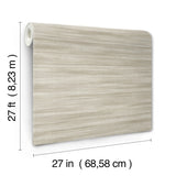 GT4566 Ronald Redding Brushed Linen Taupe Wallpaper