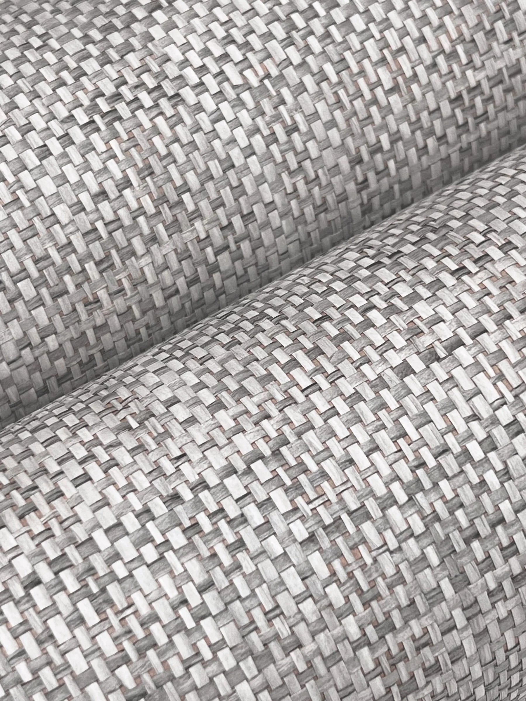 GV0183 Ronald Redding Edo Paperweave Charcoal Wallpaper