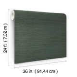 GV0222 Horizon Paperweave Green Wallpaper
