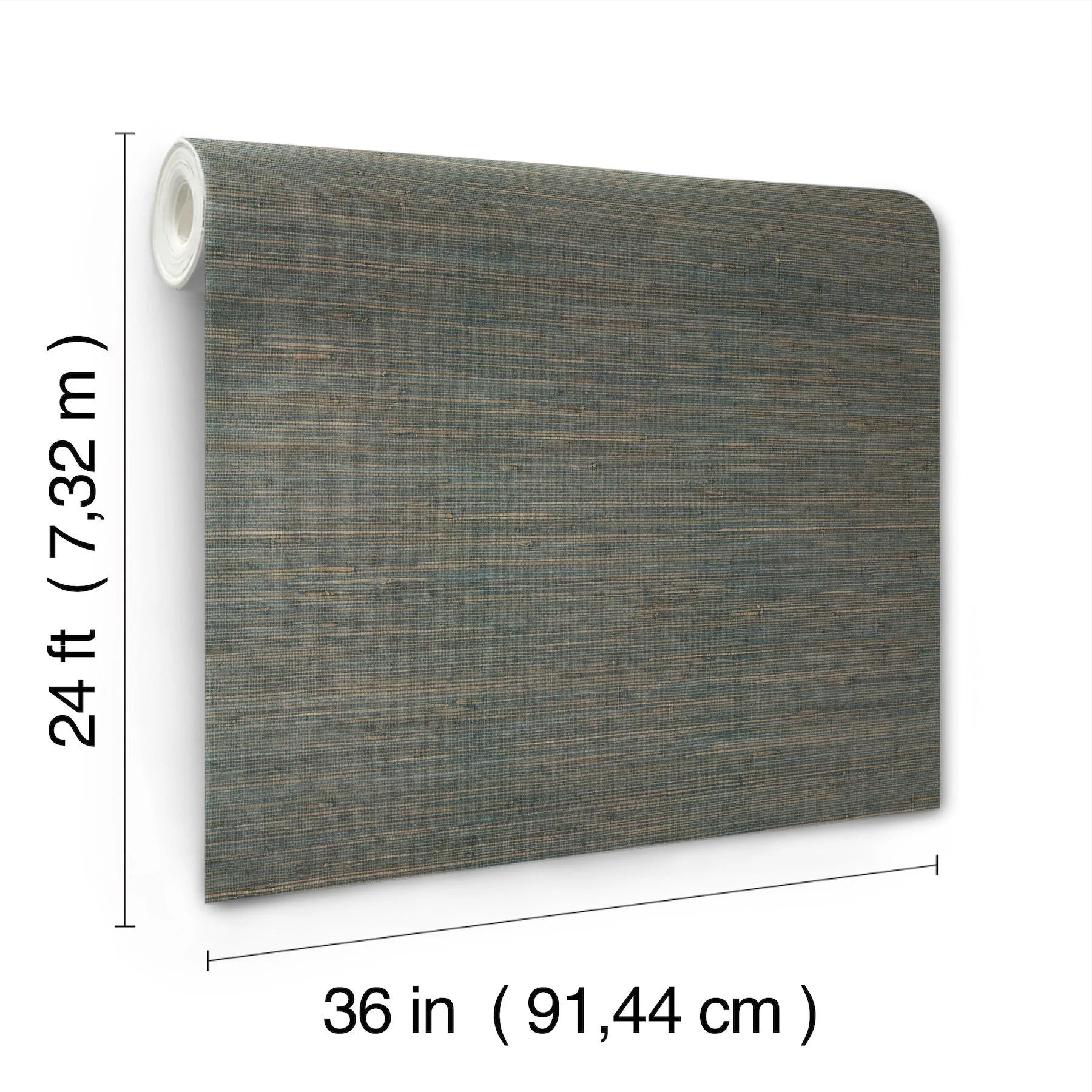 GV0234 Knotted Grass Dark Teal Wallpape – wallcoveringsmart