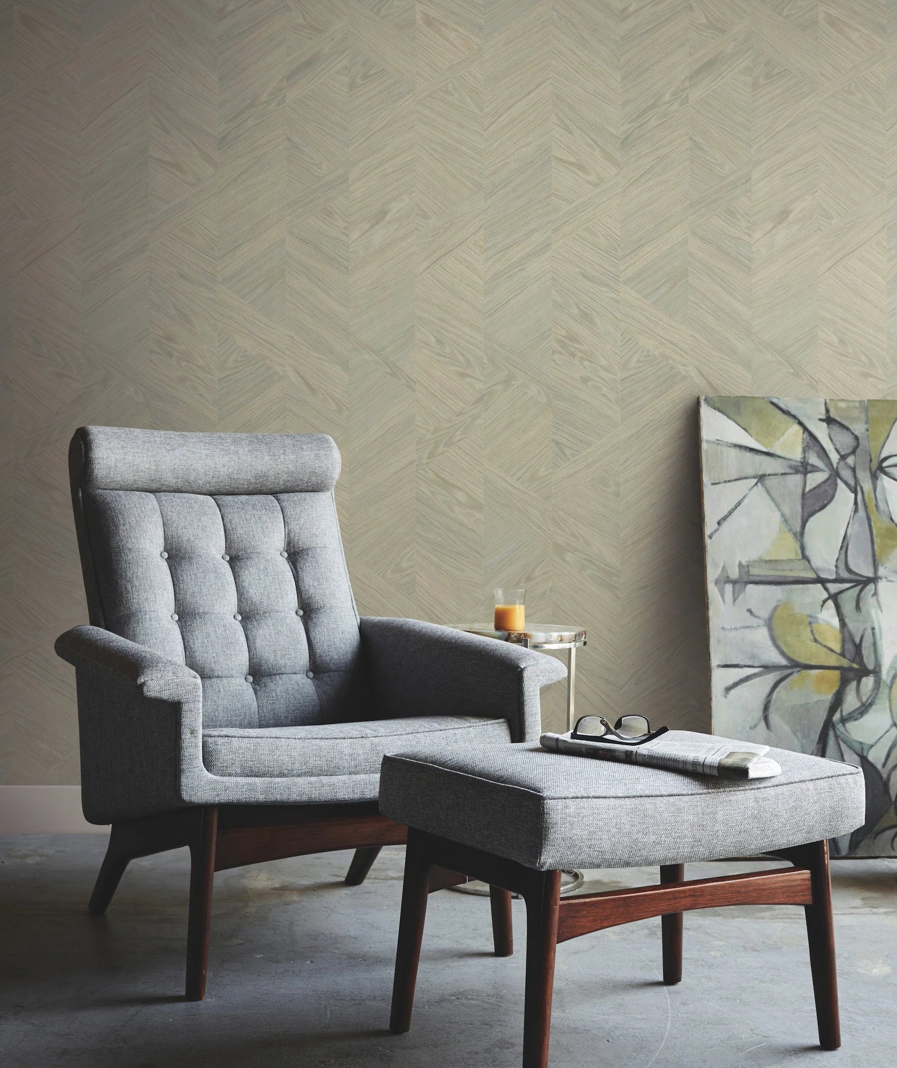 GV0241 Ronald Redding Interlocking Wood Wallpaper – wallcoveringsmart