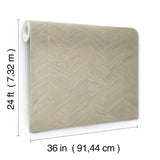 GV0241 Ronald Redding Interlocking Wood Wallpaper