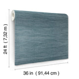 GV0254 Ronald Redding Handcrafted Shimmering Denim Silver Wallpaper