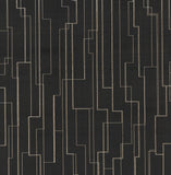 GV0256 Ronald Redding Inlay Line Black Wallpaper