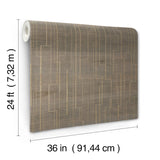 GV0259 Ronald Redding Inlay Line Mink Wallpaper