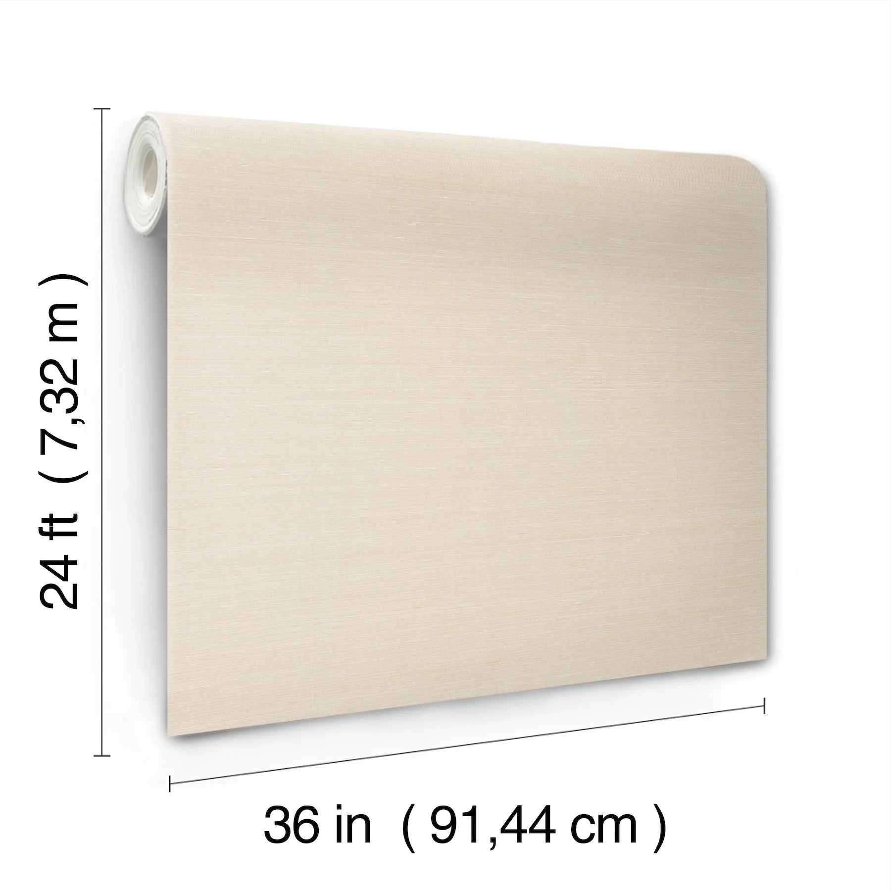 GV0282 Ronald Redding Delicate Abaca Sand Wallpaper