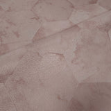 Z80007 Geometric Hexagon pink peach wallpaper faux cow hide skin textured wallcoverings
