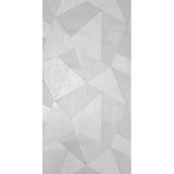 Z77554 Geometric Modern light gray triangles faux fabric textured wallpaper 3D illusion