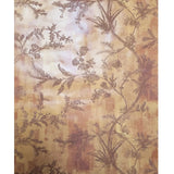 RE3155 Ginger rust orange vintage Tapestry floral textured embossed Surface wallpaper