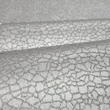 A713 Glassbeads sparkles Silver metallic fractal cracks geo lines textured Wallpaper