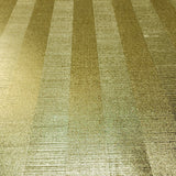 9617 Gold metallic foil striped modern light textured stripes lines wallpaper roll 3D