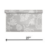 10387 Gray cream floral textured plants madeline Sculptured Surfaces wallpaper roll 3D