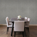 221244 Gray gold faux basket cross weave paper imitation textured plain wallpaper rolls