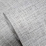 Z44916 Gray off white gold cream faux Sackcloth Woven fabric textured plain wallpaper