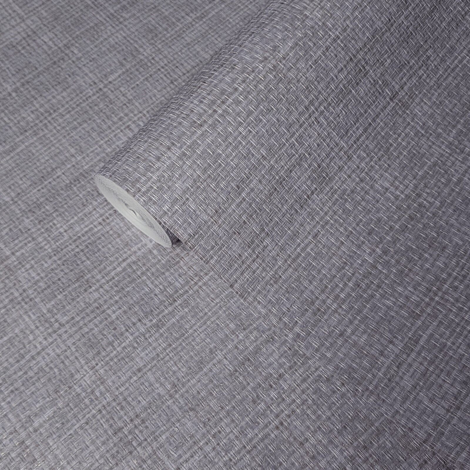 【papier】パピエBroken parker/grey 221242 Gray silver faux basket cross weave paper imitation