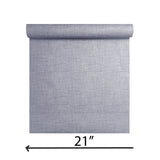 221242 Gray silver faux basket cross weave paper imitation textured plain wallpaper