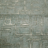 C88117 Green gold metallic distressed labyrinth lines faux fabric textured Wallpaper 3D
