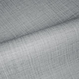 Z80053 Grey silver metallic woven faux fabric grass sack cloth textured plain wallpaper