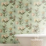 HA1289 Rhodedendrum with Script Wallpaper