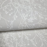 HC7517 Matte light gray off White branches natural paperweave woven textured wallpaper