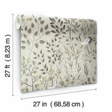 HO2127 Wallpaper Gray 3D ASPEN