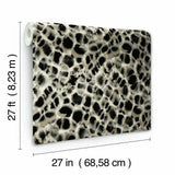 HO2162 Leopard Rosettes Wallpaper