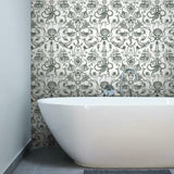 HO3360 Deep Sea Toile Wallpaper