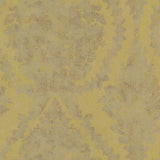 HS7956 Charleston Damask Dark Mustard Wallpaper