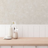 HY82118 Industrial Wash Motif Beige Cream Wallpaper