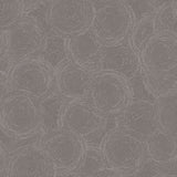 HY82131 Stone Circles Motif Bronze Brown Silver Grey Wallpaper