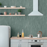 HY82136 Meadow Stems Motif Green Silver Grey Wallpaper 