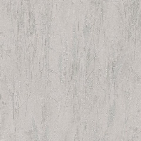 HY82137 Meadow Stems Motif Beige Silver Grey Wallpaper