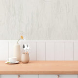 HY82140 Meadow Stems Motif Beige Silver Grey Wallpaper