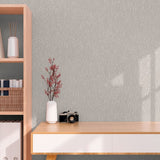 HY82145 Soft Plaster Motif Beige Silver Grey Wallpaper