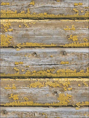 IR50203 Chipped Wood Wallpaper