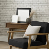 IR50800 Modern Brickwork white light gray faux brick pattern Wallpaper rolls 3D
