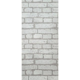 IR50800 Modern Brickwork white light gray faux brick pattern Wallpaper rolls 3D
