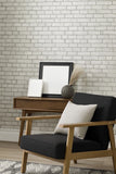IR50800 Modern Brickwork white light gray faux brick pattern Wallpaper rolls 3D
