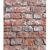 IR50801 Rust Red gray realistic distressed faux distressed brick Wallpaper 3D
