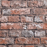 IR50801 Rust Red gray realistic distressed faux distressed brick Wallpaper 3D
